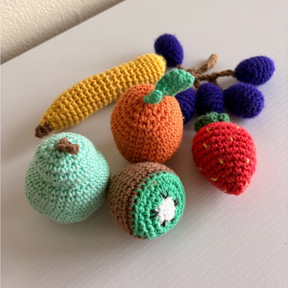 Handcrafted Crochet Fruit Toy Collection - Picture 3 of 6